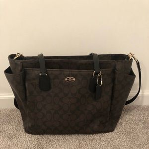 Authentic Coach Diaper Bag